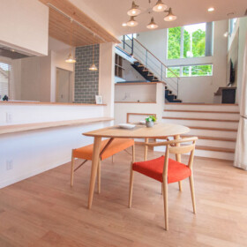 自然と景色を眺められる家